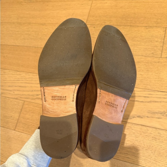 Brunello Cucinelli brown suede shoes main image 7